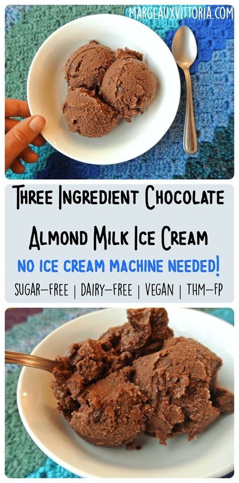 The spruce sweetened condensed milk adds richness and sweetness to recipes, making it great for desserts and creamy drinks. Three Ingredient Chocolate Almond Milk Ice Cream | Almond ...