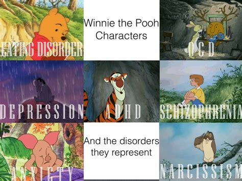 Every Winnie The Pooh Character Represents A Disorder Winnie The Pooh Winnie Pooh
