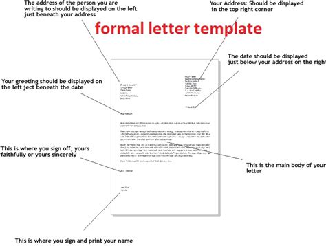 You uk letter is incorrect. resignation letter template: formal letter template