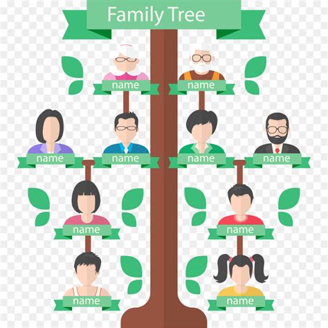 Pohon Keluarga Keluarga Silsilah Gambar Png