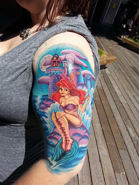 Ariel Little Mermaid Tattoo Best Tattoo Design Ideas