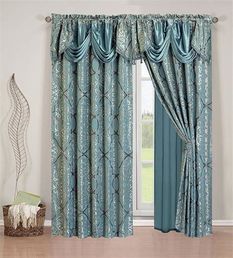 See more of drapes&decor on facebook. Elegant Home Beautiful Blue Window Embroidery Curtain ...