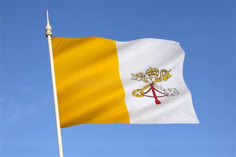 Flag Of The Vatican City Rome Italy Stock Photo Image Of Flag