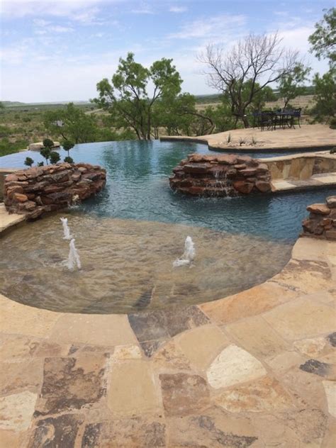 Infinity Edge And Lazy River Pool Swimming Pool And Hot Tub Austin
