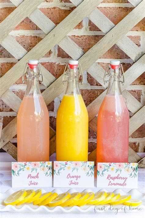 Fun And Affordable Mimosa Bar Ideas First Day Of Home