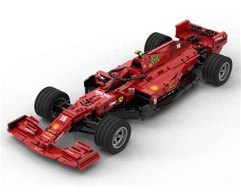 Lego Moc Ferrari F1 Sf21 Detailed Edition 18 Scale By Lukas2020