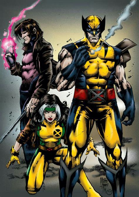 Gambit Rogue And Wolverine Marvel Characters X Men Marvel Heroes