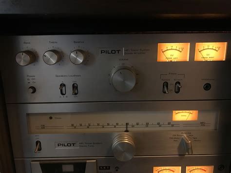 Vintage Pilot Stereo System And Teac Cd Pla Whiteford Gun