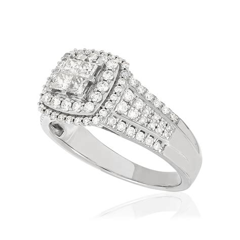 Bague Maty Or Blanc Diamants Blancs Maty