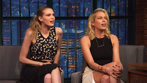 Watch Late Night With Seth Meyers Interview Sara And Erin Foster Are