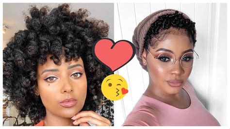 Curly Hair And Slayed Edges Compilation 2020 Hairstyles 🌺🦋 Youtube