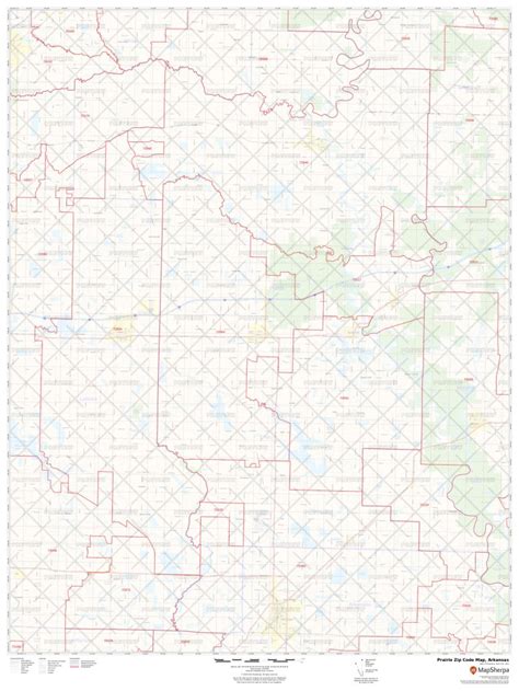 Prairie Zip Code Map Arkansas Prairie County Zip Codes