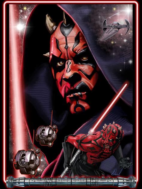 Darth Maul Poster By Superdan78 On Deviantart Star Wars Pictures