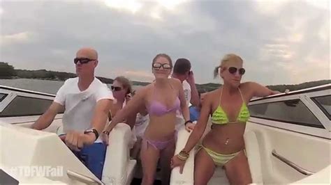 Turn Down For What Fail Bikini Girls Boat Crash Remix Original TDFWFail YouTube