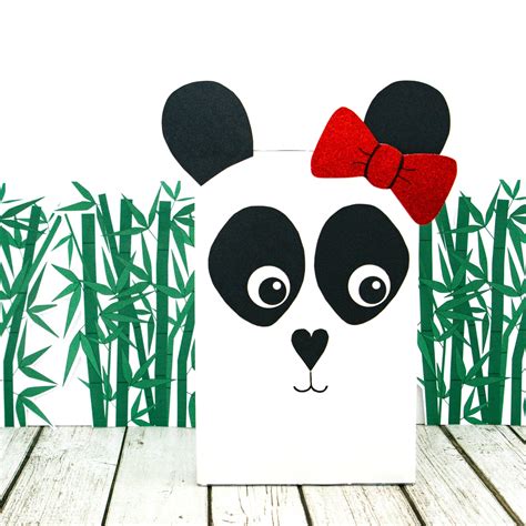 Panda Valentine Box With Printable Template Fun Money Mom