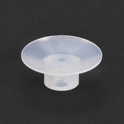 Clear Soft Silicone Miniature Vacuum Suction Cup 30mmx5mm Bellow