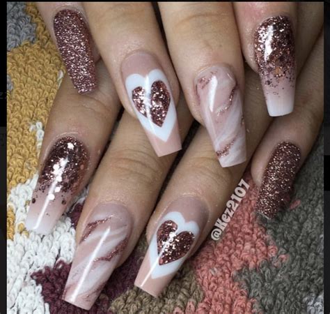 20 Simple But Cute Valentines Nail Designs Her Life Sparkles
