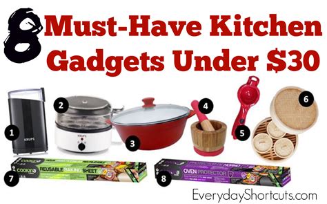 Infomercials aggressively selling cheap gizmos; 8 Must-Have Kitchen Gadgets Under $30 - Everyday Shortcuts