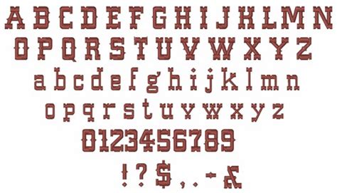 This version includes greek, cyrillic, central and eastern european characters sets. WILD WEST FONT Embroidery Alphabet from Great Notions ...