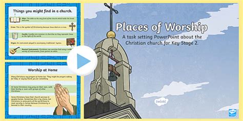 Ks2 Places Of Worship Christian Churches Religion Church