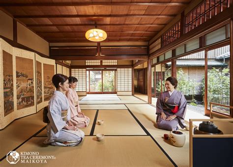 Tea Ceremony And Kimono Experience Kyoto Maikoya At Nishiki Tea