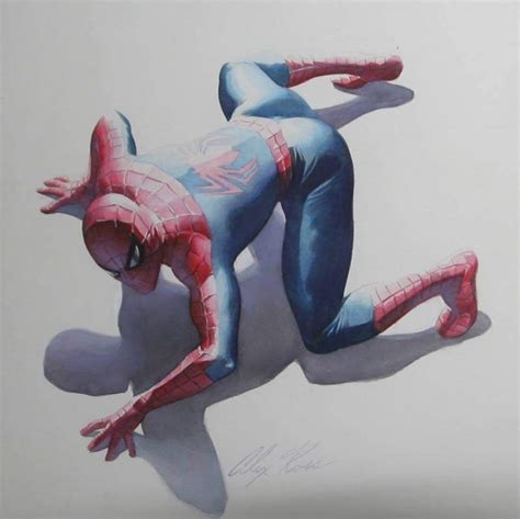 Arte De Alex Ross A Los Inicios De Spider Man 2 2004