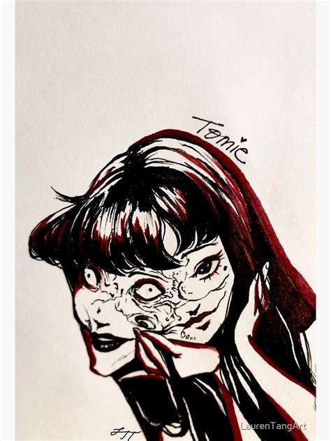 Junji Ito Tomie Pt2 Sticker For Sale By Laurentangart Redbubble