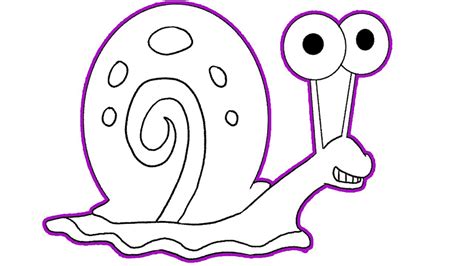 Mewarnai gambar pemandangan bawah laut spongebob squarepants. Download Gambar Gary Siput Spongebob - Vina Gambar