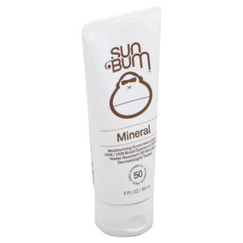 Sun Bum Unisex Mineral Sunscreen Lotion Spf 50 3 Fl Oz 1 Count