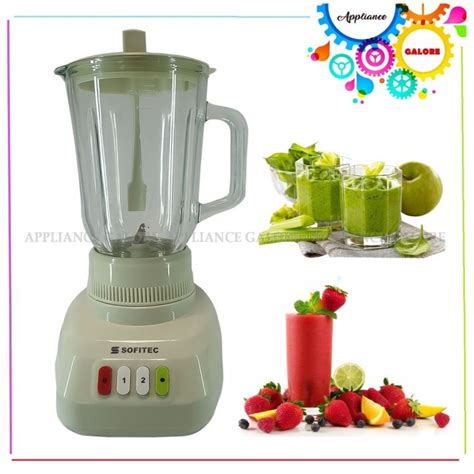 Electric Blender Glass Pitcher With Cover And Mixer Fruit Juicer 12l