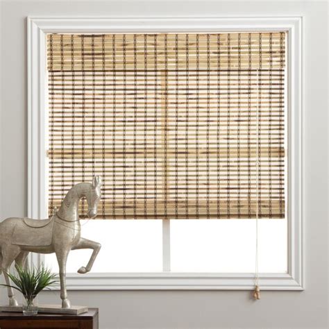 Rustique Bamboo 74 Inch Long Roman Shade Overstock Shopping Great