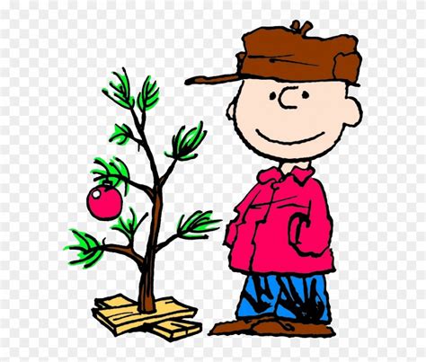 Charlie Brown With Christmas Tree Clip Art Library