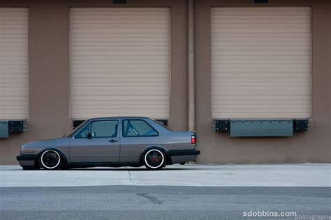 Jasons Bagged Mk2 Vw Jetta Coupe 16v On Borbet Type As 3191 A