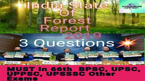 India State Of Forest Report 2019 3 Questions Pakka Must Watch