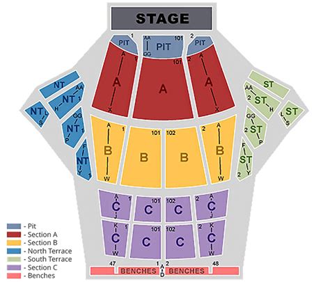 Greek Theatre Los Angeles Seating Guide Barrys Ticket Service