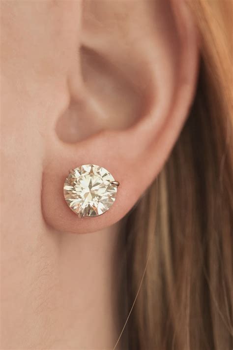 Sometimes You Just Want A Big Look And These Carat Diamond Studs
