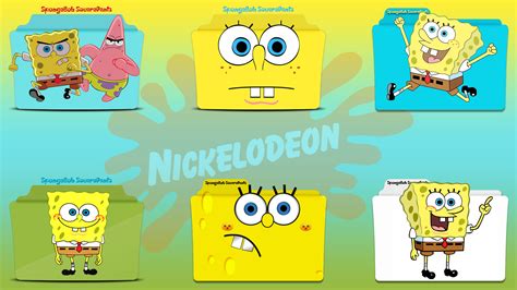 Spongebob Squarepants 1999 Folder Icons Pack By Kabugoivan47 On
