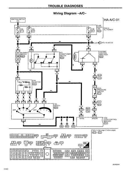 Altima wiring diagram for electric cooling fan. 1998 Nissan Maxima Radio Wiring Diagram