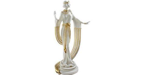 Design Toscano Qs227442 Draped In Gold Art Deco Dancer Figurine Price