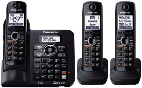Panasonic Kx Tg6643 3 Handset World Wide Voltage Cordless Phone 110 240