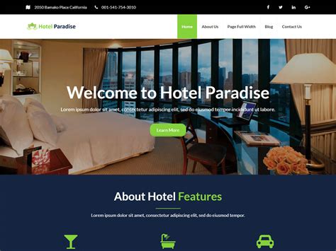 Hotel Paradise Wordpress Theme Wordpress Org