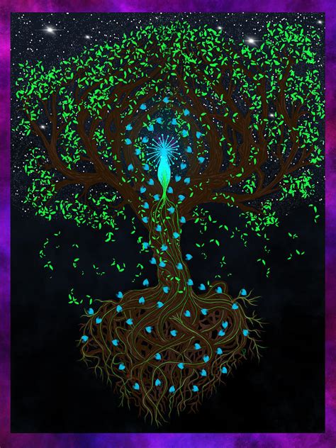 Mystic Tree Of Life Digital Art By Penny Firehorse Fine Art America