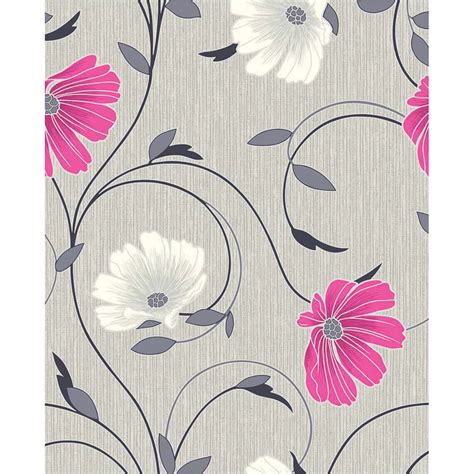 Grey And Pink Wallpaper Chansonspournous