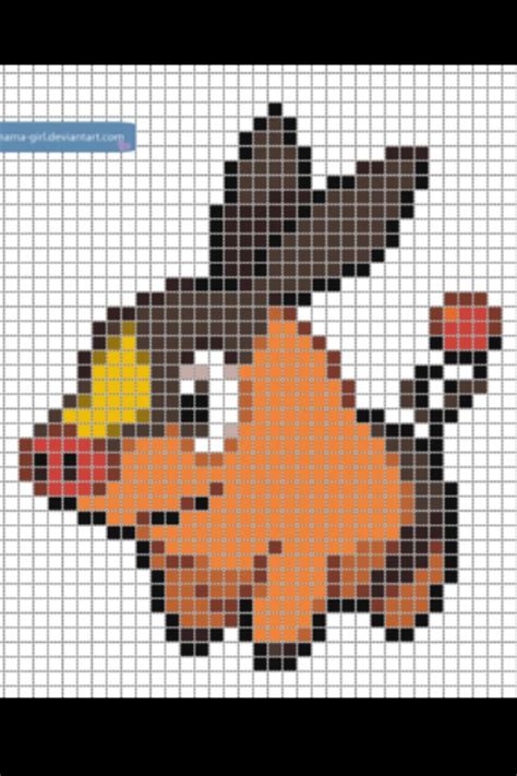 Automatically fuse two pokemon to create an entirely different creature. Tepig pixel art | Pokemon cross stitch, Pixel art ...