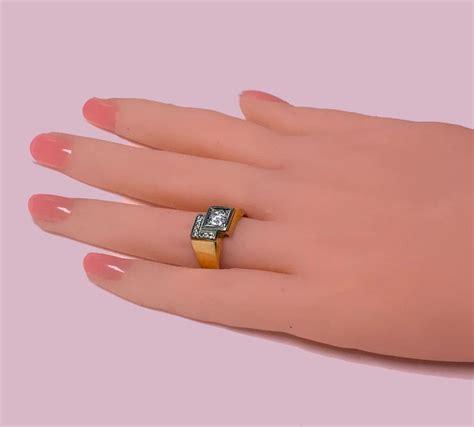 Finding the perfect wholesale diamond. 1970s Gold Diamond Ring For Sale at 1stdibs