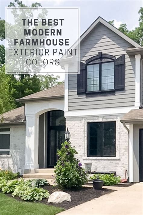 How To Choose The Perfect Exterior Farmhouse Paint Colors Paint Colors