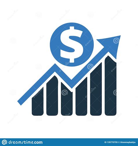 Earning,Sales Growth Icon stock vector. Illustration of sales - 139770795