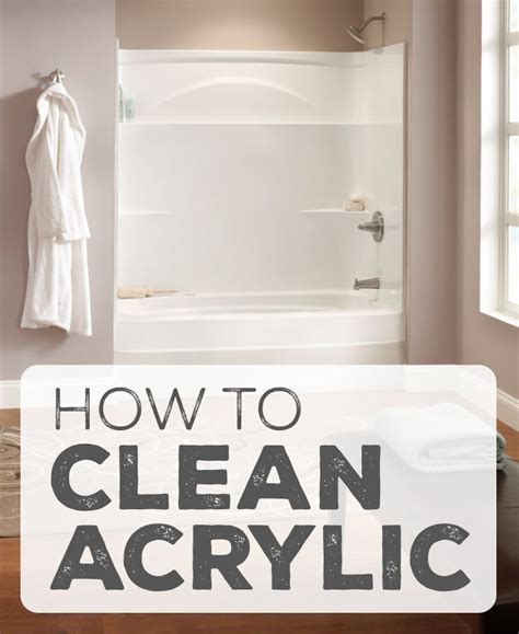 How To Clean Your Acrylic Shower Or Tub Cleaning Fiberglass Tub
