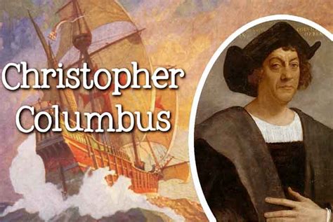 Christopher Columbus Man Who Discovered United States Of America