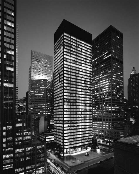 Seagram Building New York 1958 Mies Van Der Rohe The Building